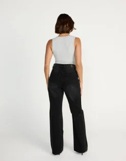 Zach Jeans (Black Faded)*CHARCOAL CLOTHING New