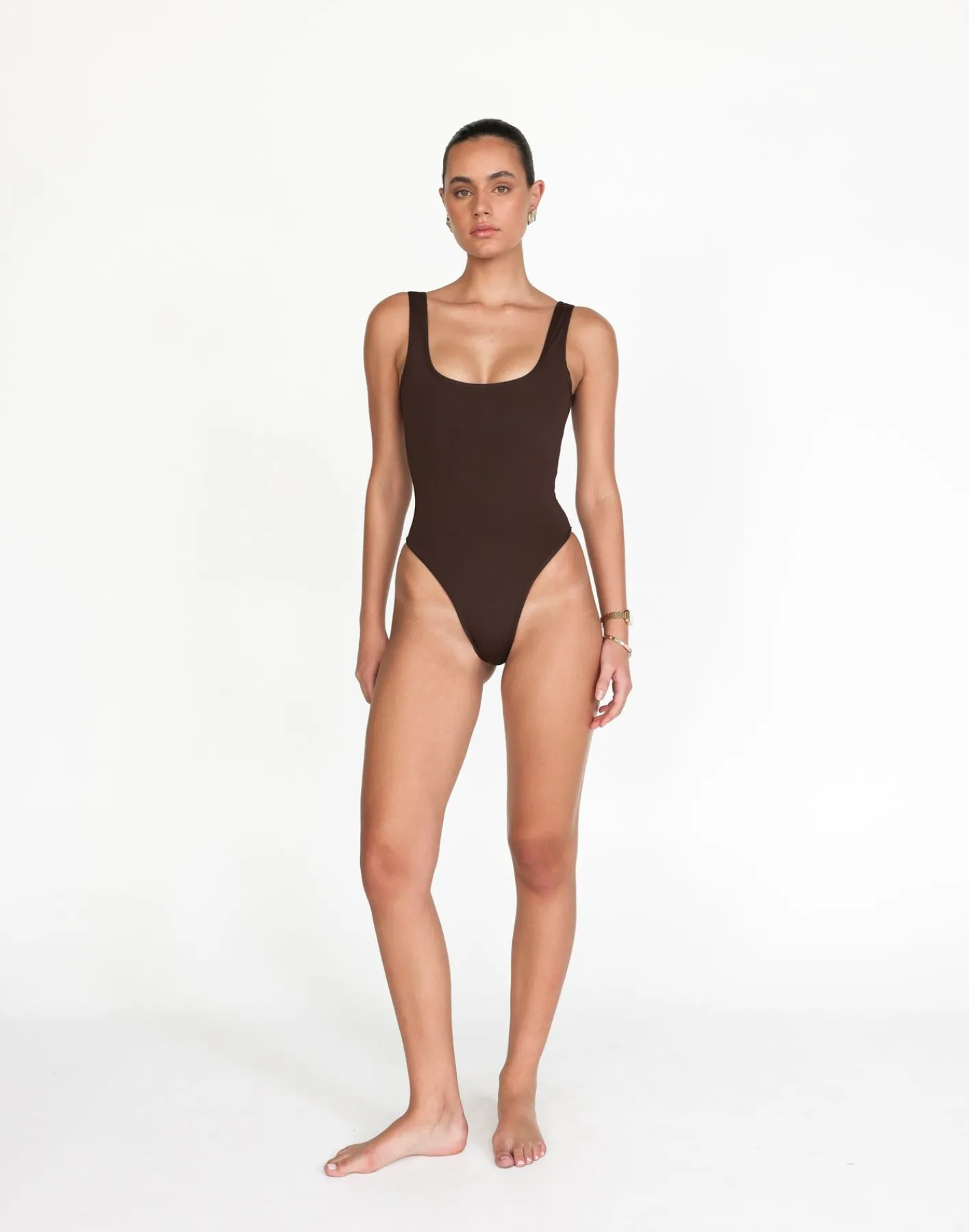 Zara One Piece (Chocolate)*CHARCOAL New