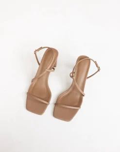 Zhane Heels (Dark Nude) - By*Billini Fashion