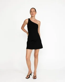 Zuelia Mini Dress (Black)*CHARCOAL Fashion