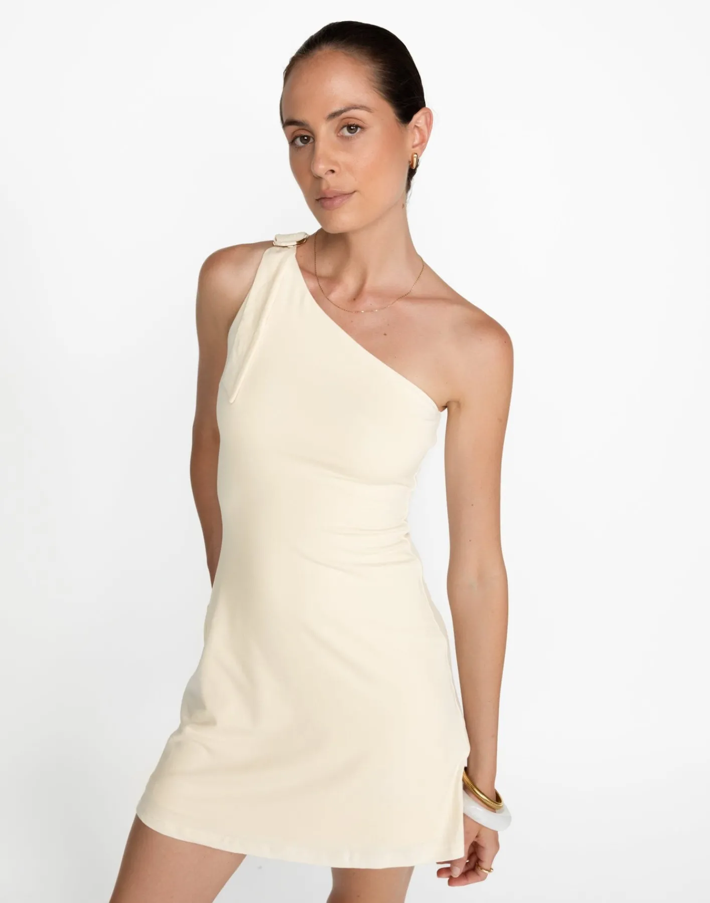 Zuelia Mini Dress (Oat)*CHARCOAL Best
