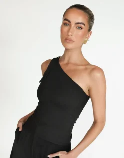 Zuelia Top (Black)*CHARCOAL Clearance