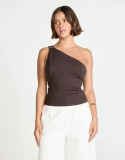 Zuelia Top (Chocolate)*CHARCOAL Fashion