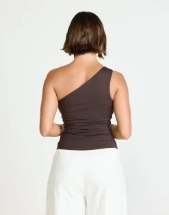 Zuelia Top (Chocolate)*CHARCOAL Fashion