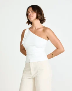 Zuelia Top (White)*CHARCOAL Best